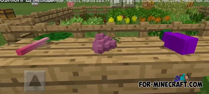 Crops Plus Addon (More Crops) for Minecraft Bedrock 1.14
