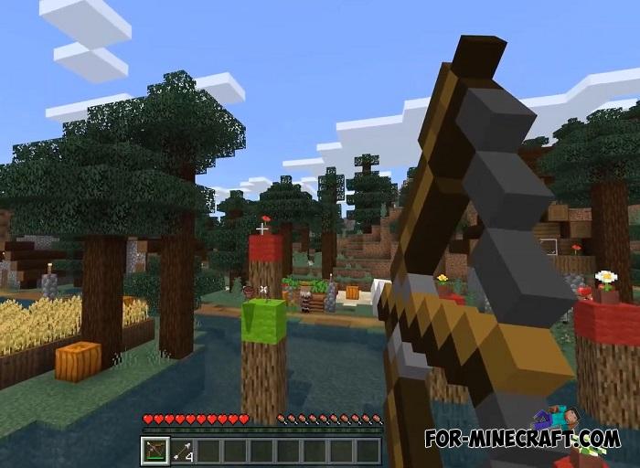 Destructive Arrows Pack for Minecraft Bedrock 1.16.0.64+