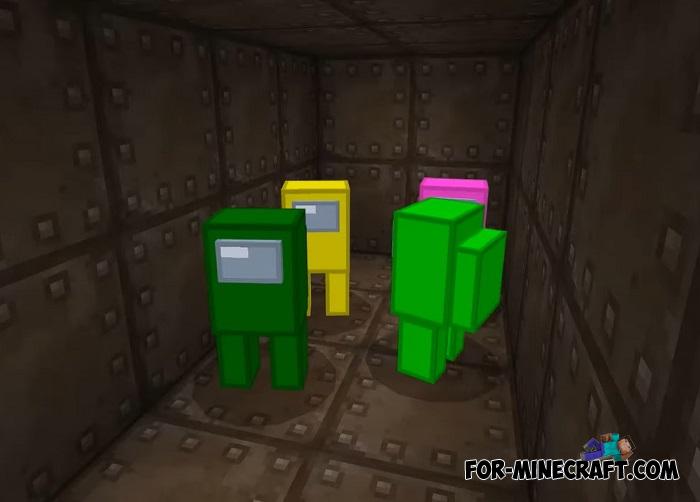 Among Us Addon v8.0 for Minecraft PE 1.16.100/1.16.210.58
