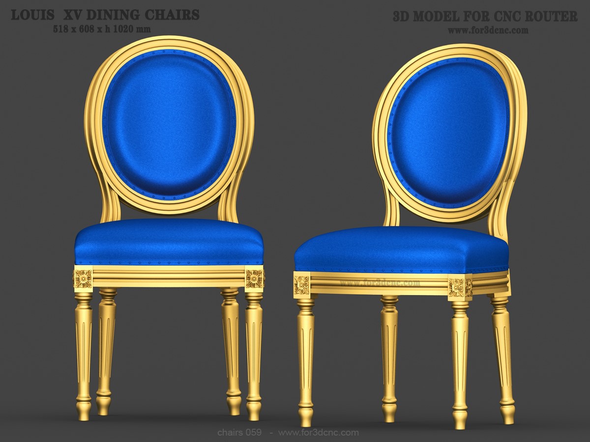 CHAIRS 059 STL 3D model for CNC 3D STL MODEL FOR CNC STL MODEL