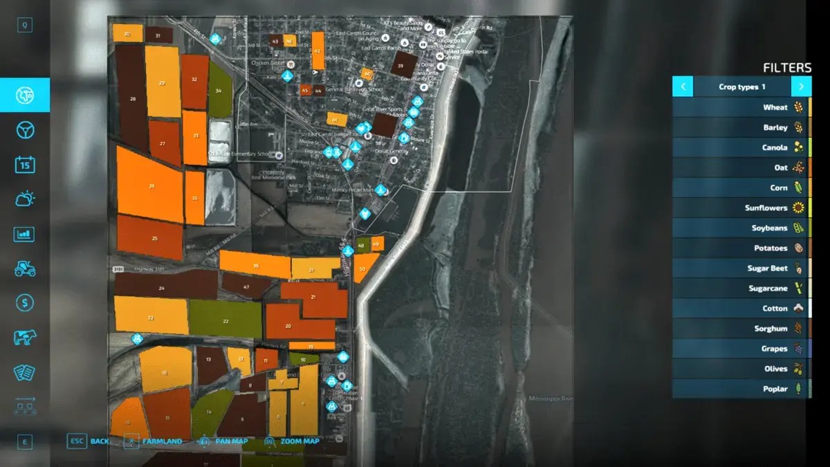 LAKE PROVIDENCE LA 4X Map V1.0.5 LandwirtschaftsSimulator 22 Mods
