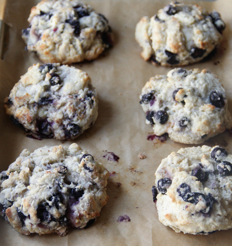 Buttermilk Blueberry Biscuits