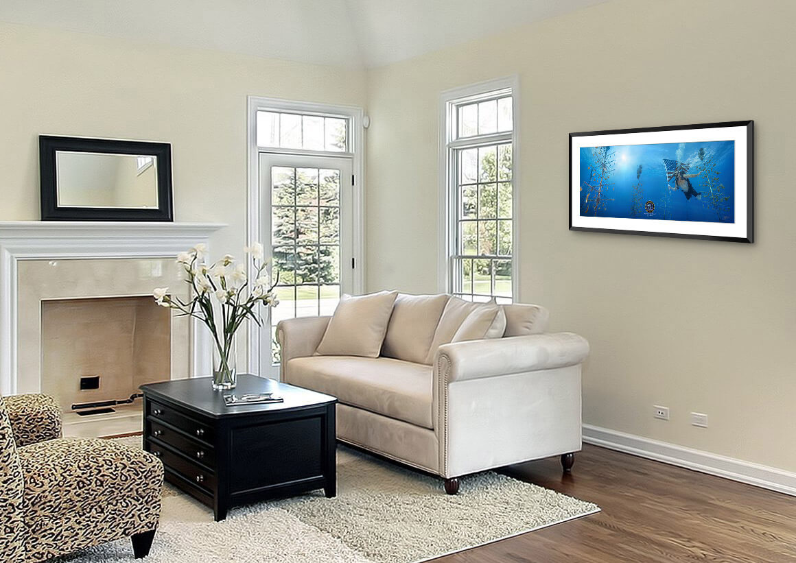 “To Preserve and Restore” Print FORCE BLUE