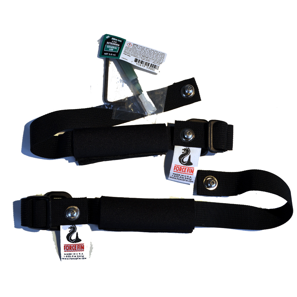 Nylon Heel Strap Kit Force Fins Worlds Finest Fins for Swimming