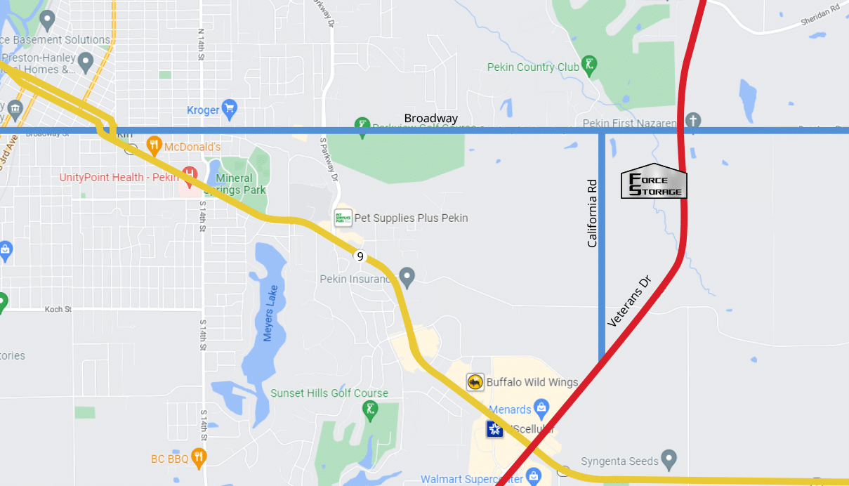 Self Storage Units in Pekin, IL Force Storage