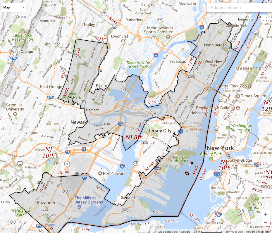 Nj 8th Congressional District Map Official Shop