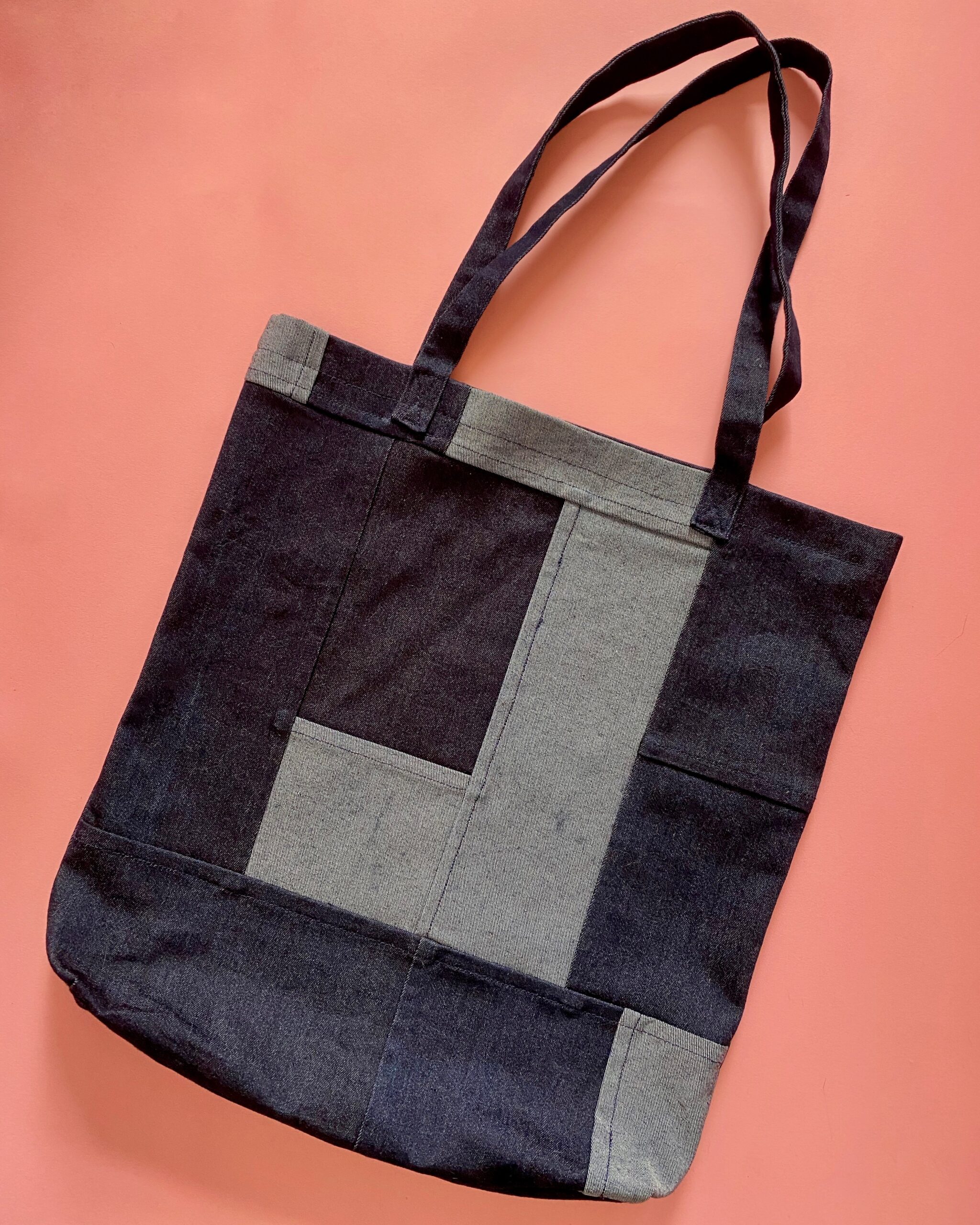 Organic cotton denim bag FORD & GUY each unique