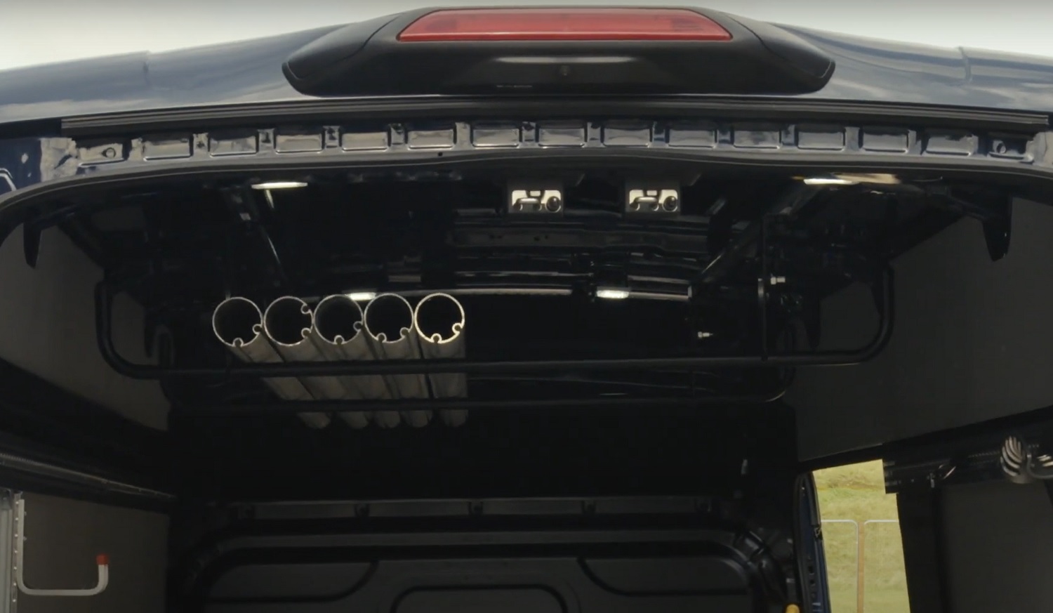 Here's How Ford's Internal Roof Rack, Foldable Carrier Work Video