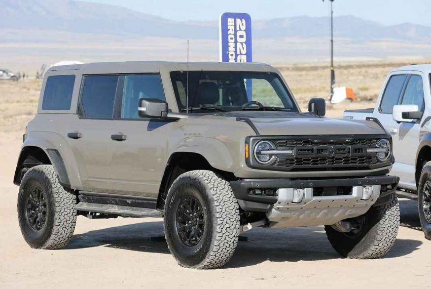2025 Ford Bronco Raptor Adds Three New Exterior Colors