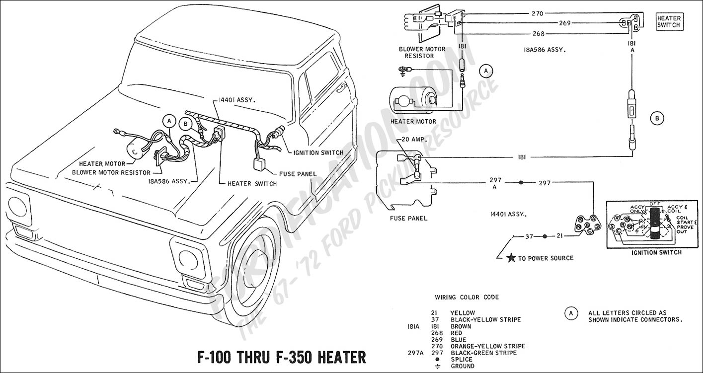 Ford Truck Technical Drawings and Schematics - Section H - Wiring Diagrams