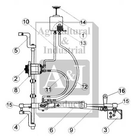 FD105 - Power Steering Kit - Ford N Tractor Parts - Parts for Ford N