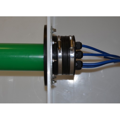 Cable Entry Bulkhead suitable for 3" (90mm) Duct to Seal upto 8 cable entries CTB7450B3