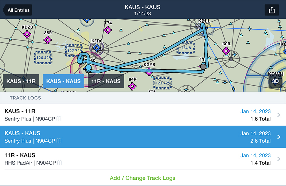 ForeFlight Digital Pilot Logbook for iPad and iPhone