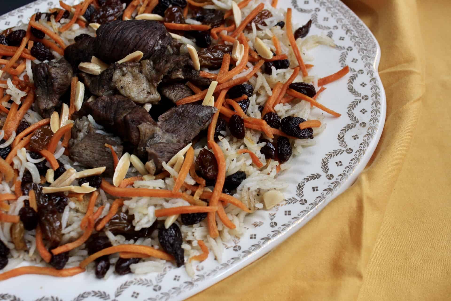 Kabuli Pulao (Spiced Lamb Pilaf) from Afghanistan The Foreign Fork