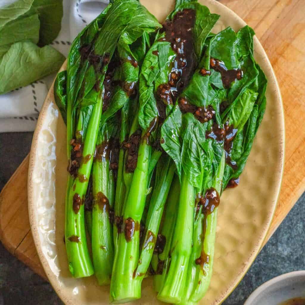 Yu Choy Sum A Healthy Chinese Side Dish The Foreign Fork