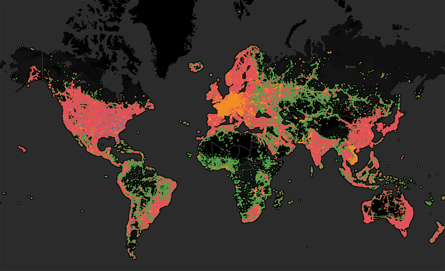 Mapping the Global Geography of Digital Risk
