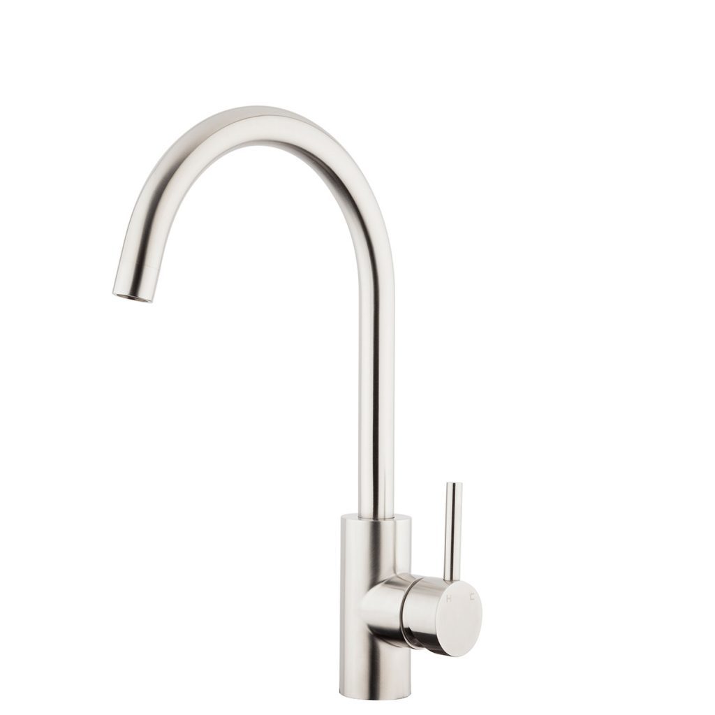 ESTEEL Minimal Gooseneck Sink Mixer Cold Start FORENO. Tapware
