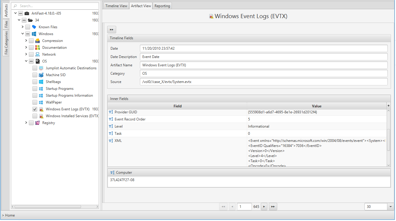 Windows Event Logs