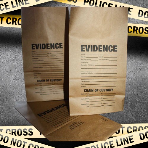 Paper Evidence Bag ForensicFX Studios