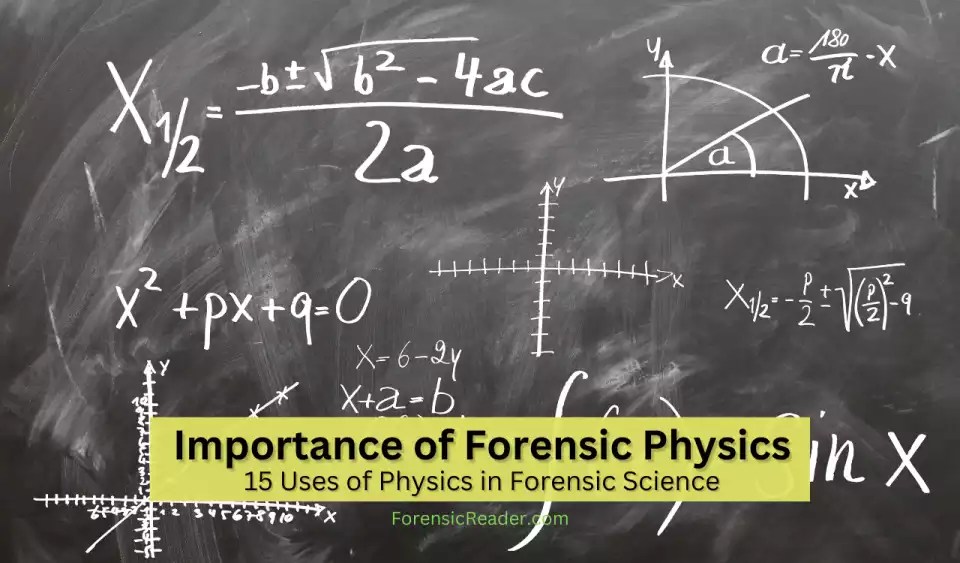 Forensic Physics Importance 15 Uses of Physics in Solving Forensic Cases