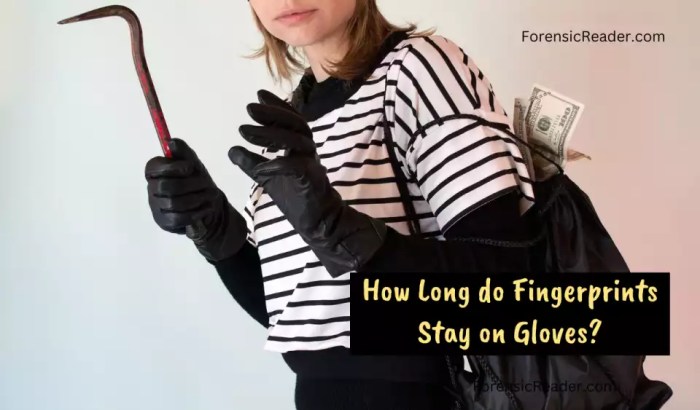 Gloves accused wearing