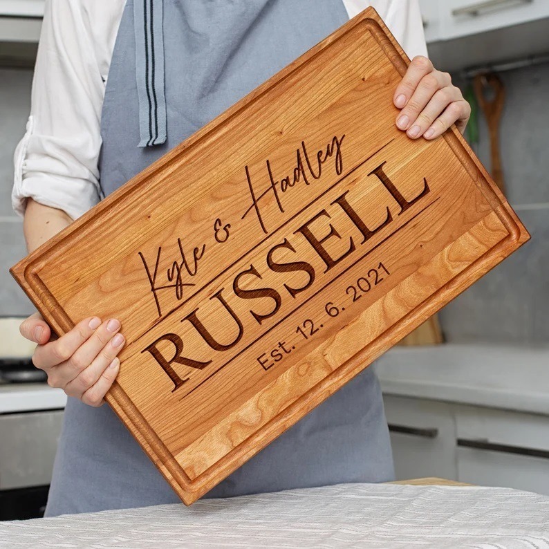 A Wise Choice Personalized Cutting Board Custom Cutting Board, Engraved, cutting board