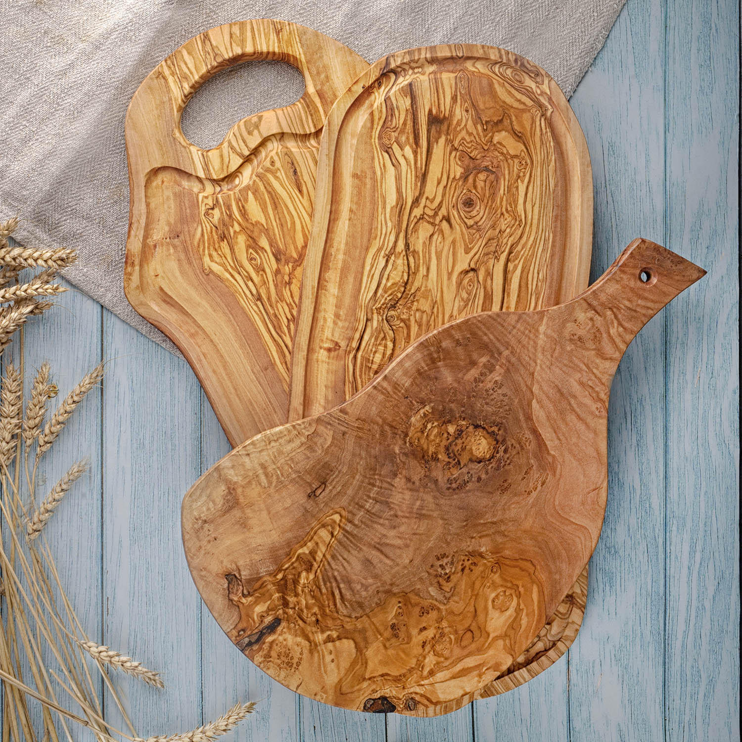 Wholesale Olive Wood Cutting Boards, Utensils & Coasters Forest Decor
