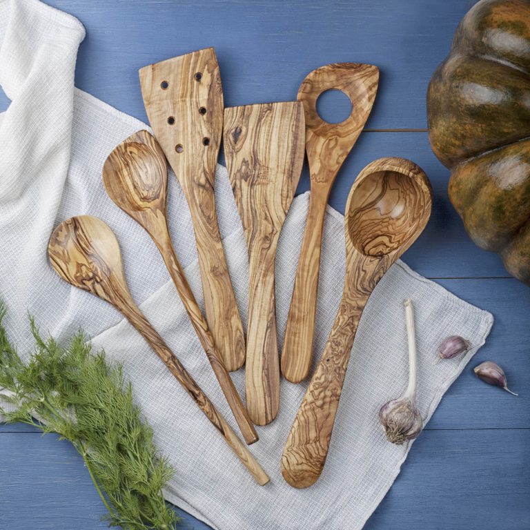 Wood Kitchen Utensils Set (6Piece set) Wood Kitchen Utensils Set