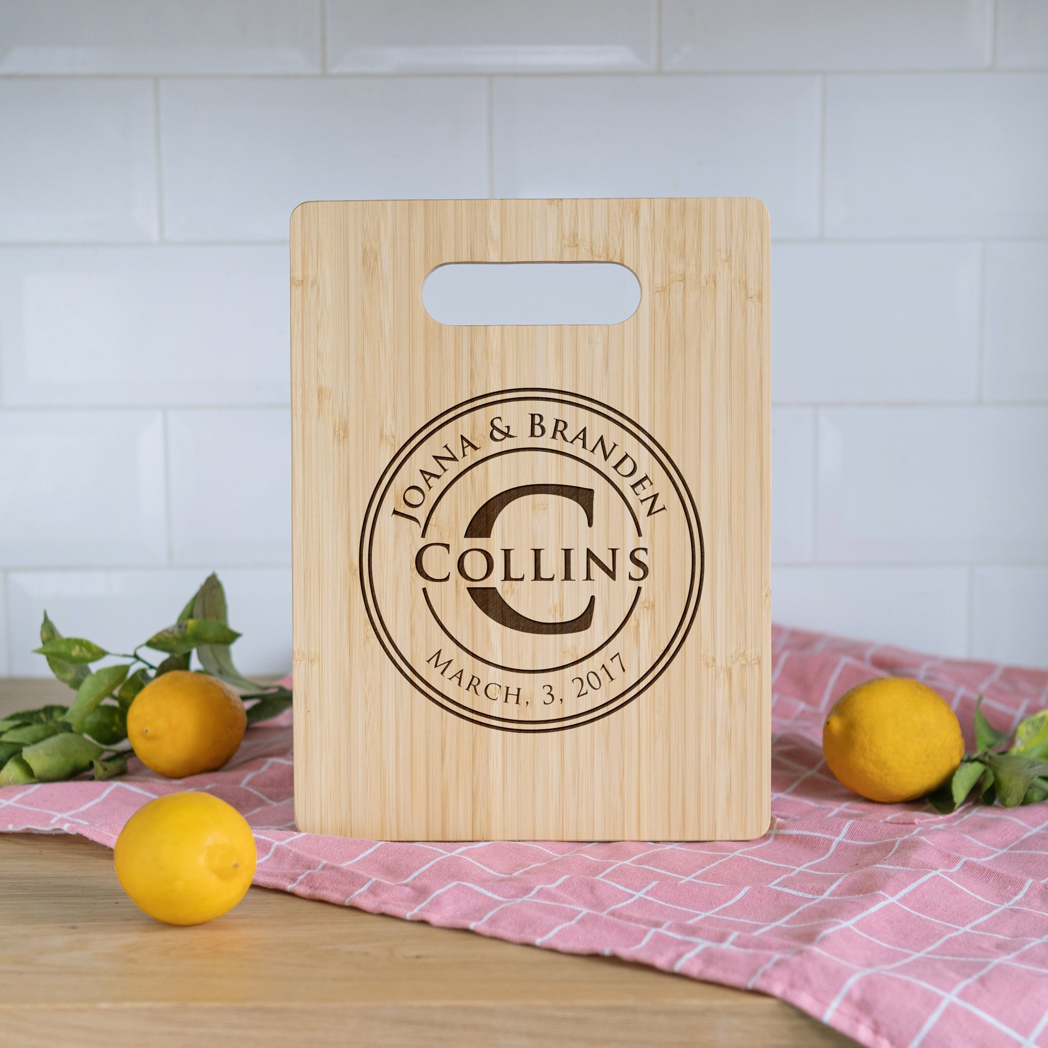 Monogrammed Cutting Boards Personalized Wedding Gifts Forest Decor