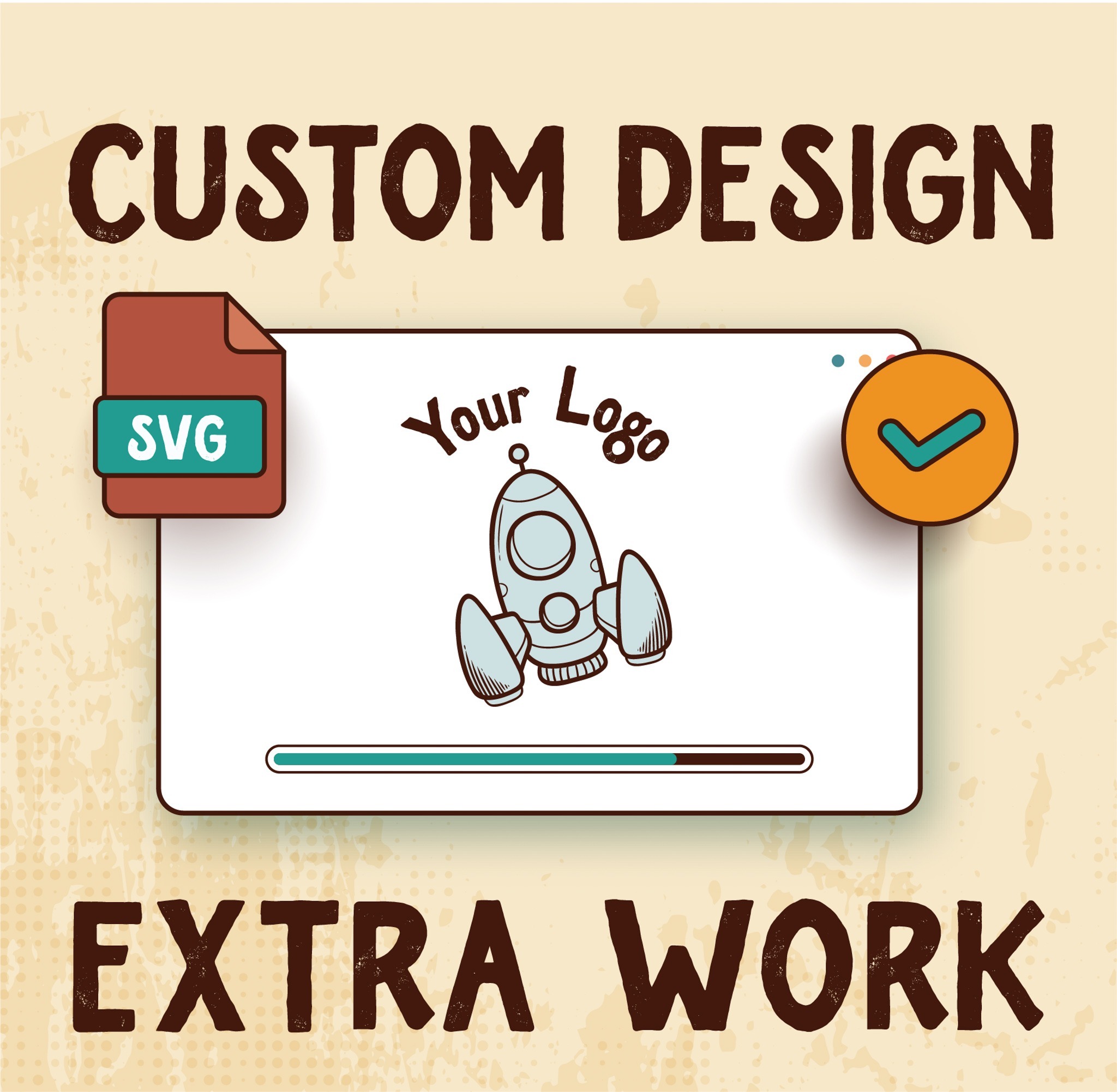 Custom Artwork or Logo AddOn Forest Decor