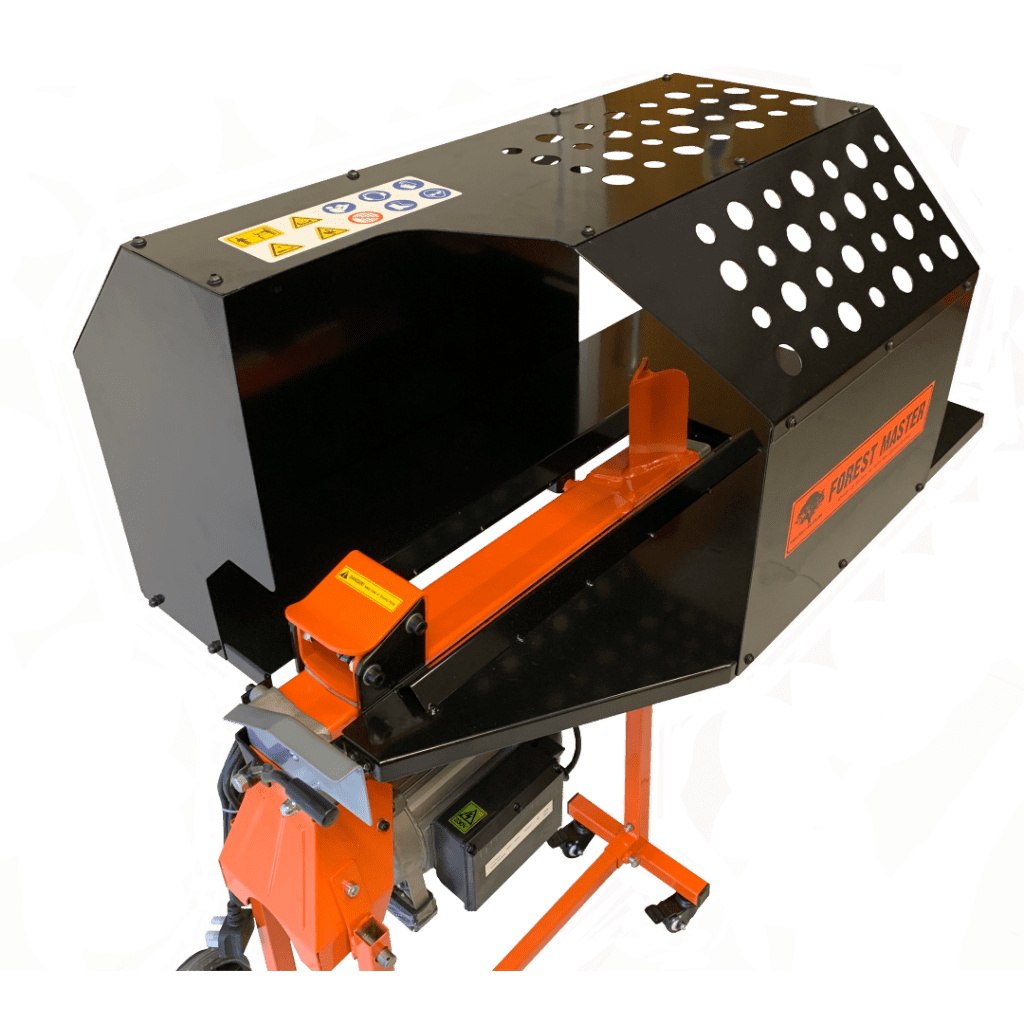 Log Splitter Work Bench And Safety Cage Log Catcher Forest Master