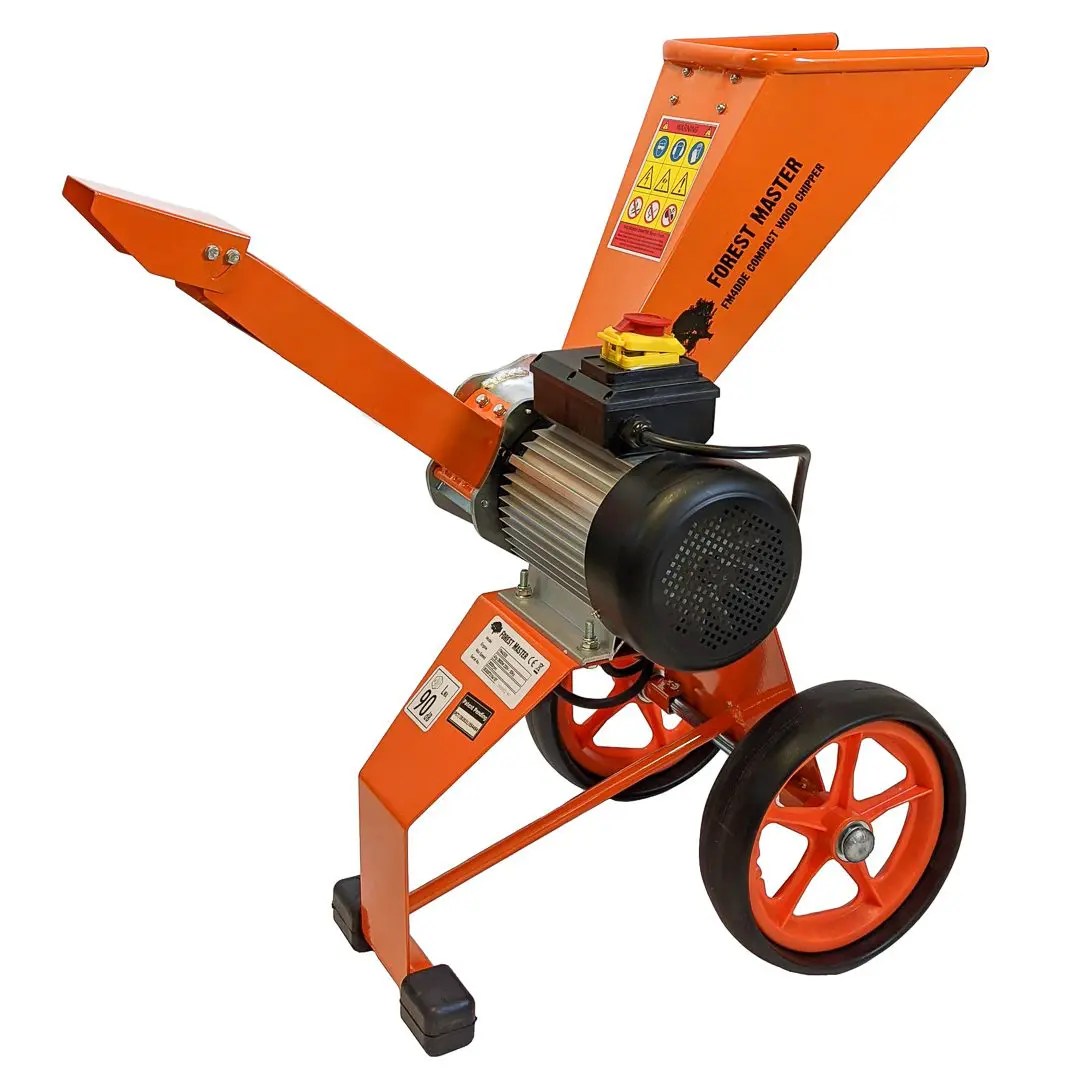 Compact Electric Wood Chipper 4hp Direct Drive FM4DDE Forest Master