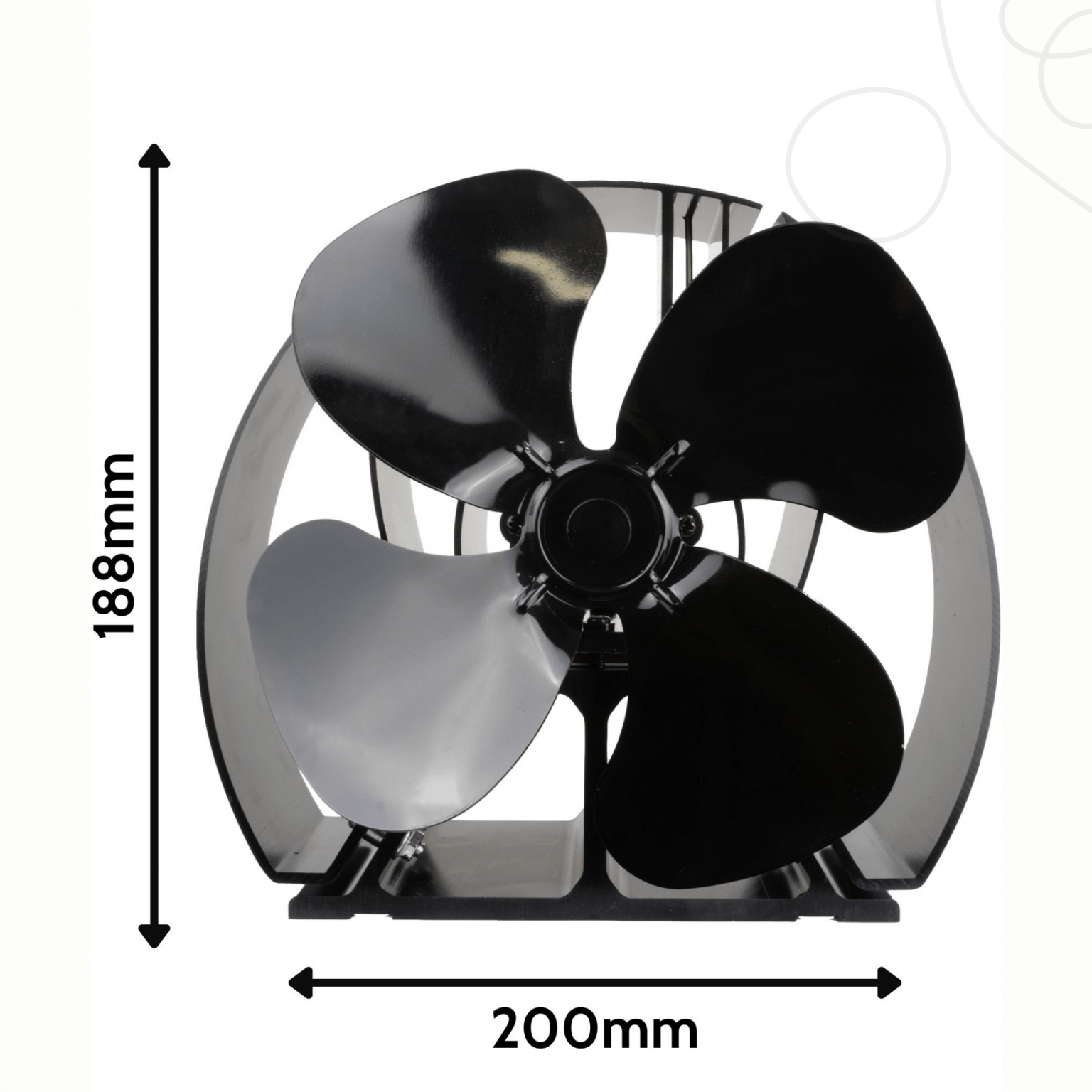 SFVA Viking Stove Fan World's First Fully Heated Stove Fan & Aroma