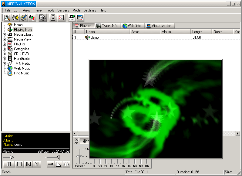 窓の杜 【NEWS】視覚効果機能を充実させた「Media Jukebox」v7.0.172 RC3が公開