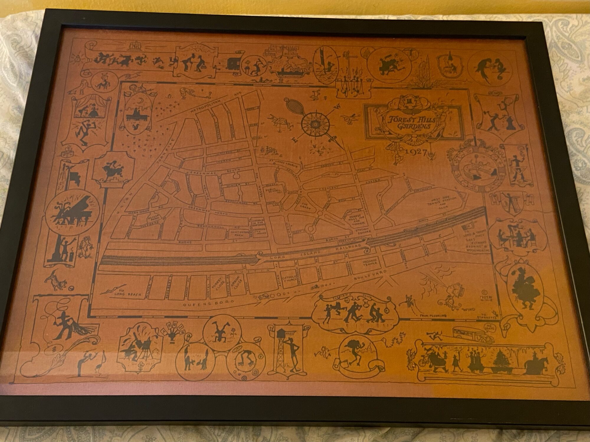 A 1927 Forest Hills Map with A Story To Tell