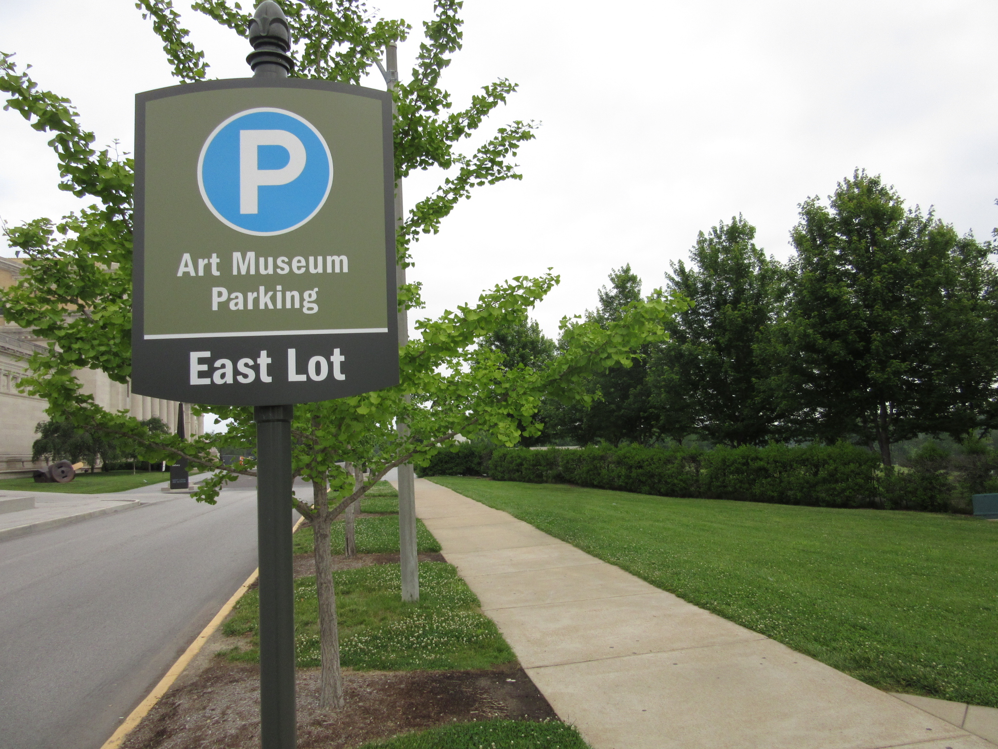 Parking Saint Louis Art Museum East Lot Forest Park Forever