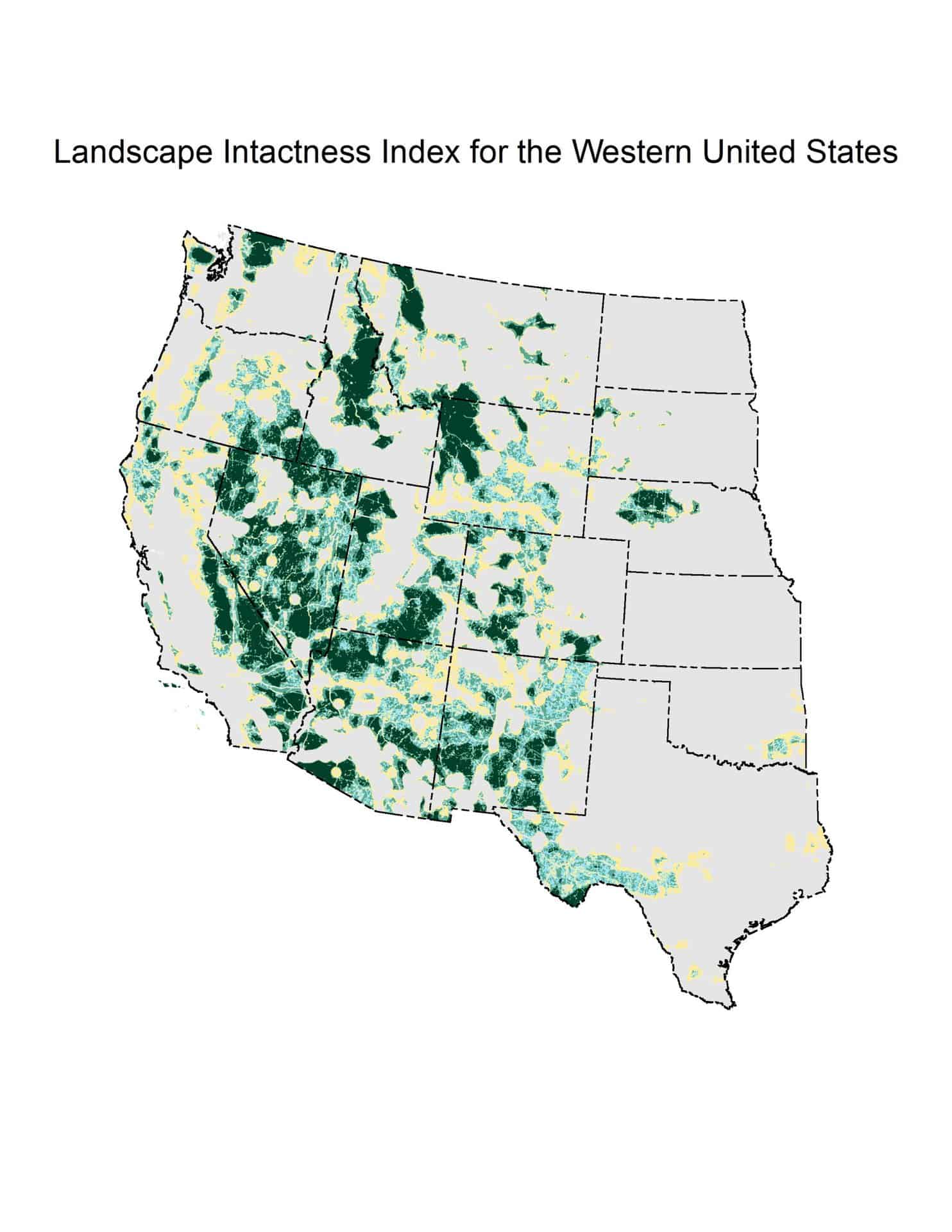 BLM's Landscape Intactness Index Another National Mapping Exercise The Smokey Wire National