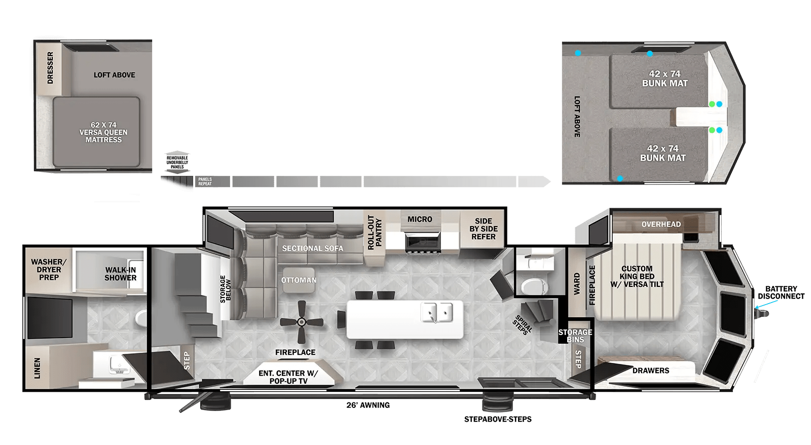 Salem Villa Floorplans Forest River RV