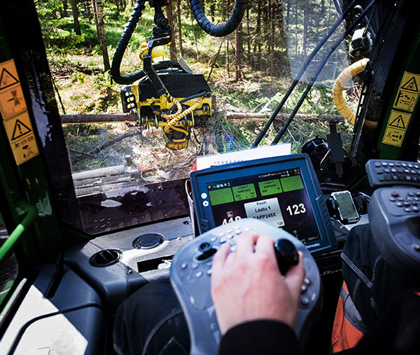 Forest Harvesting management system Trimble Forestry