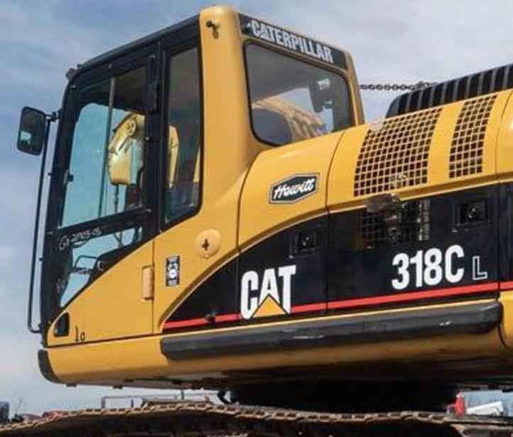 Caterpillar 318CL complete cab assembly Forestry Equipment Sales