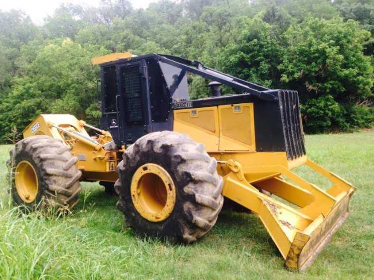 John Deere 648GIII Skidder with Winch Minnesota Forestry Equipment