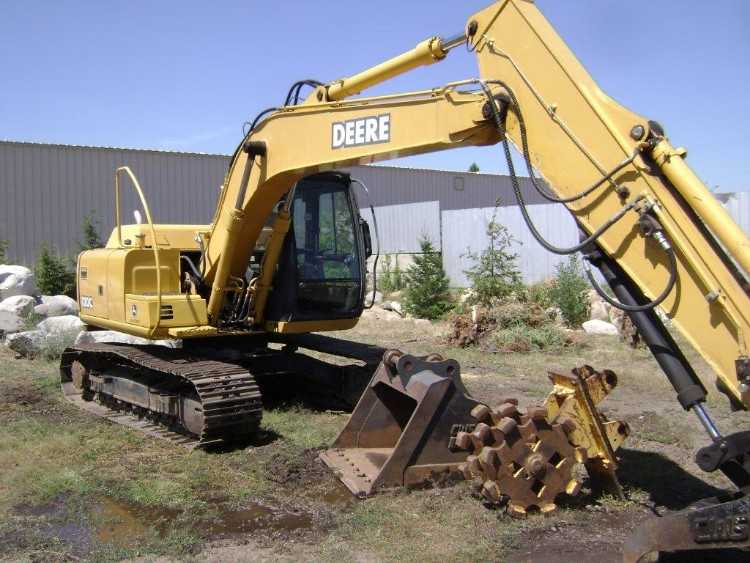 John Deere 120C Excavator Minnesota Forestry Equipment Sales