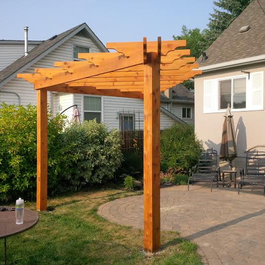 Triangle Pergola Forest Trek Woodwork