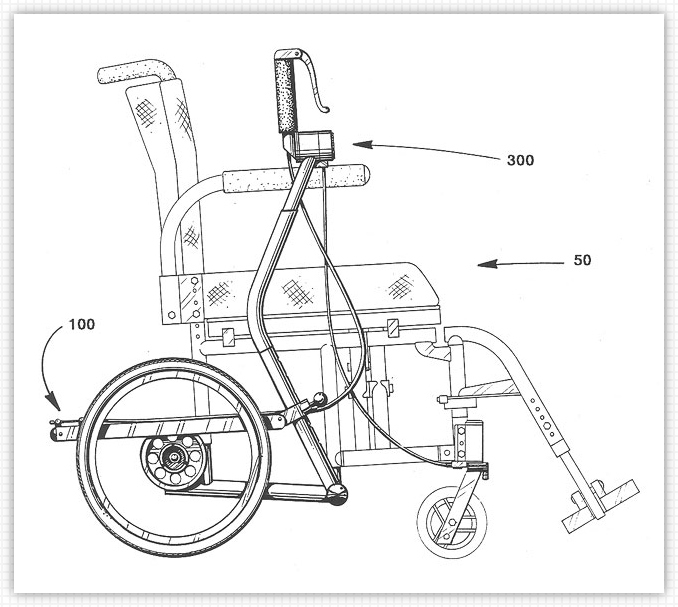 Lever Drive Wheelchairs mechanical details.
