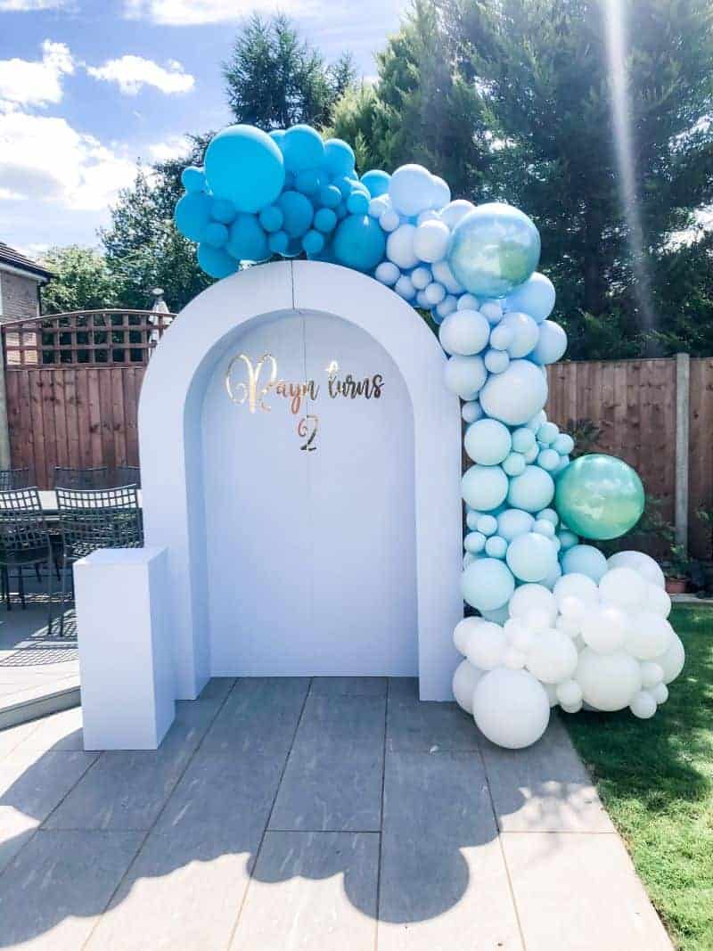 Birthday Balloon backdrop Forever and a Day Events