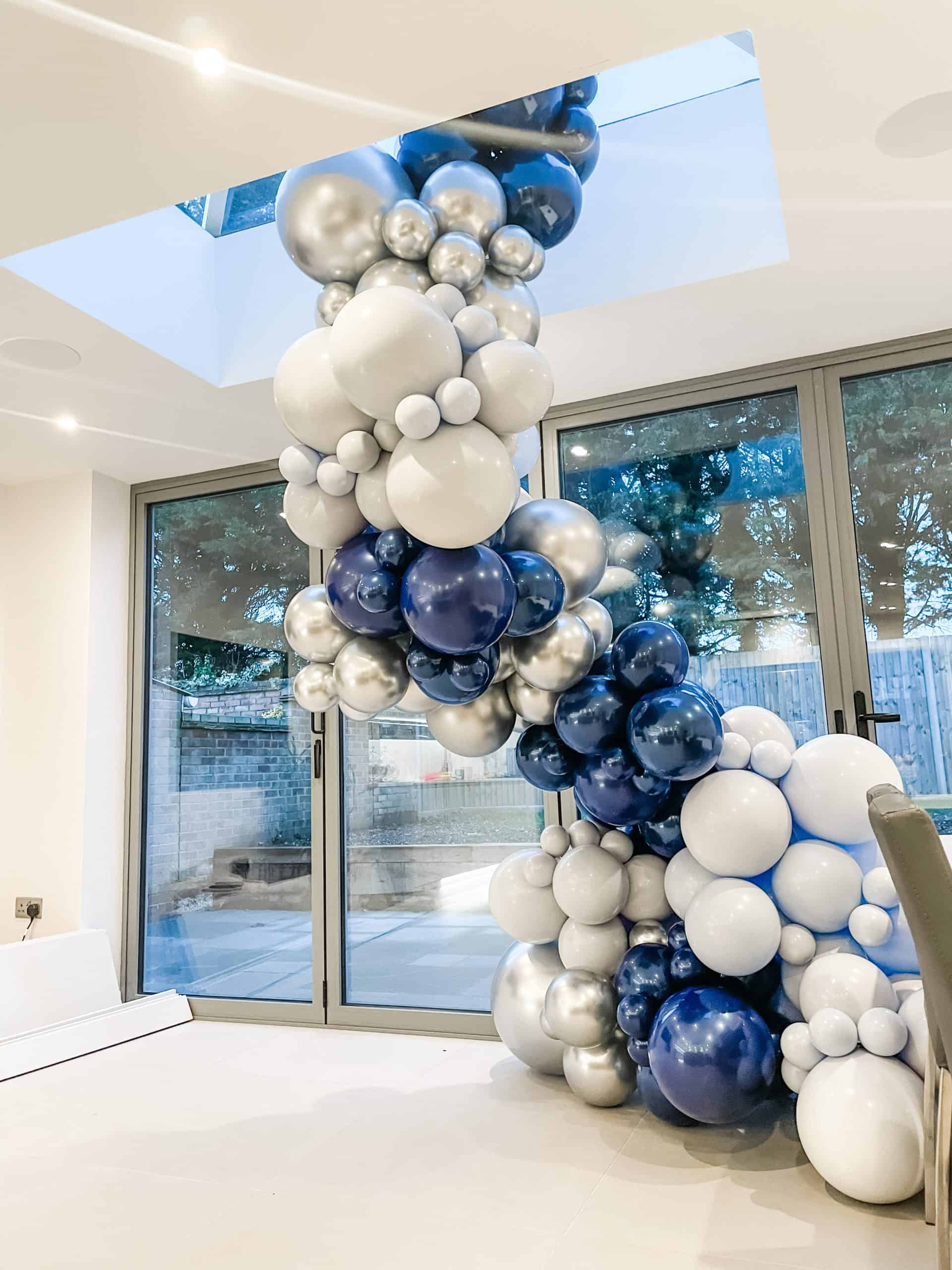 midnight blue balloon garland Forever and a Day Events