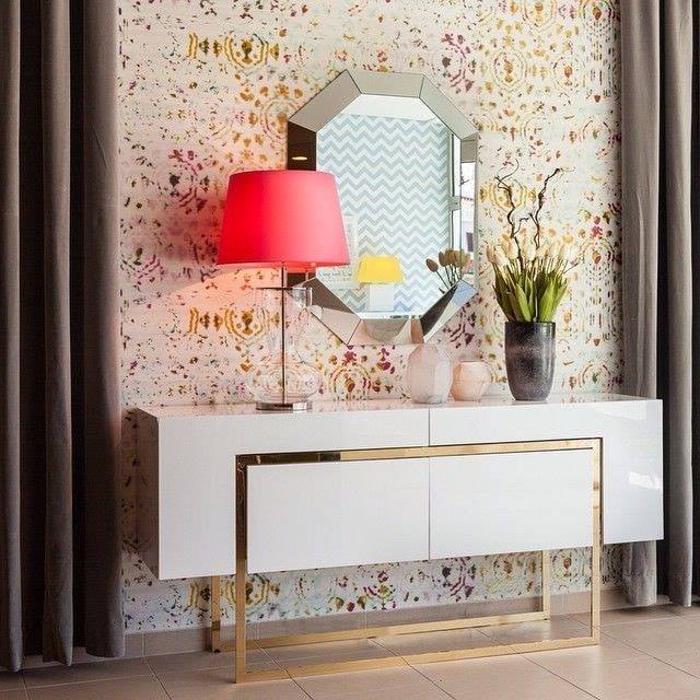 How High To a Hang Mirror Over a Console Table? (Drawing Included