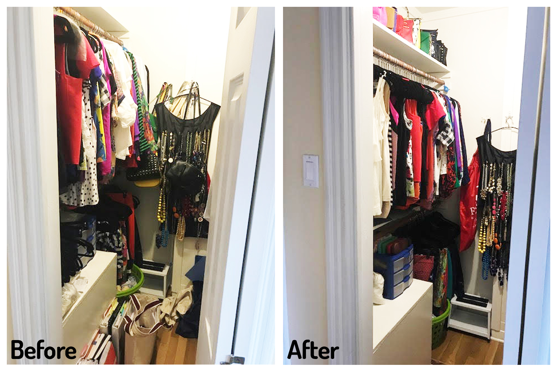 Closet Clean Out Before And After By Forever Styled