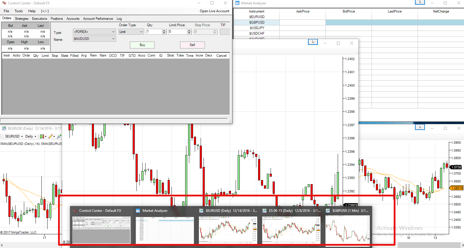A Tutorial on Using the Ninjatrader Forex Trading Platform Forex