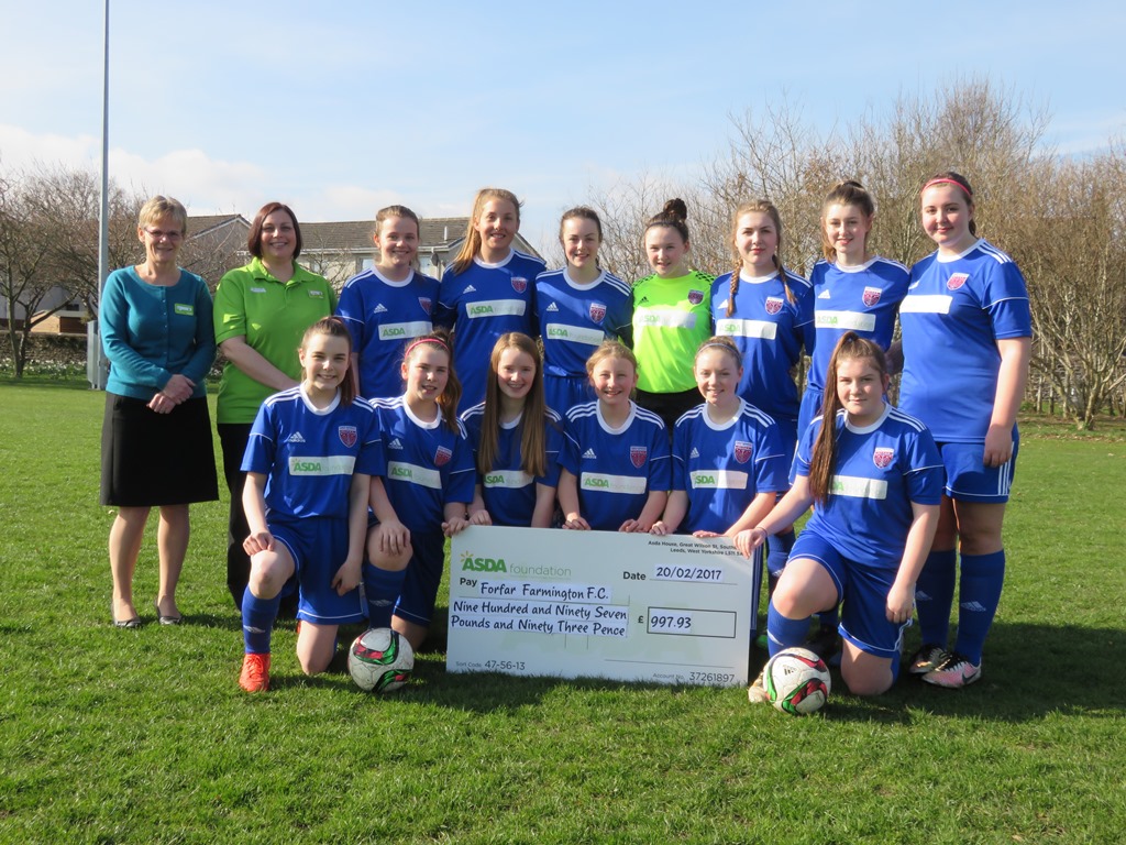 Farmington Flyers benefit from The ASDA Foundation Forfar Farmington